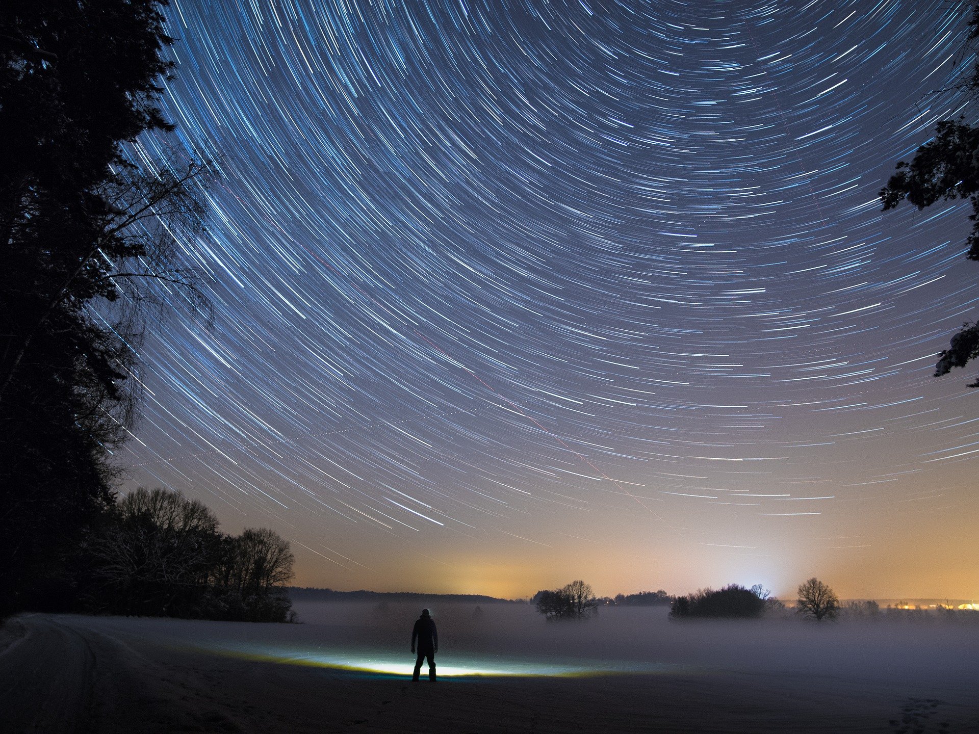 star trails